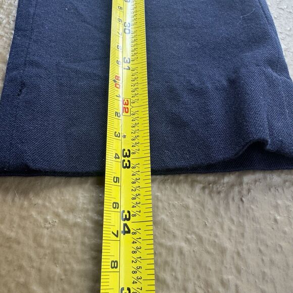 Banana Republic Sloan Pants Womens 2 Petite Navy Blue Stretch Ankle Mid Rise - Picture 12 of 12